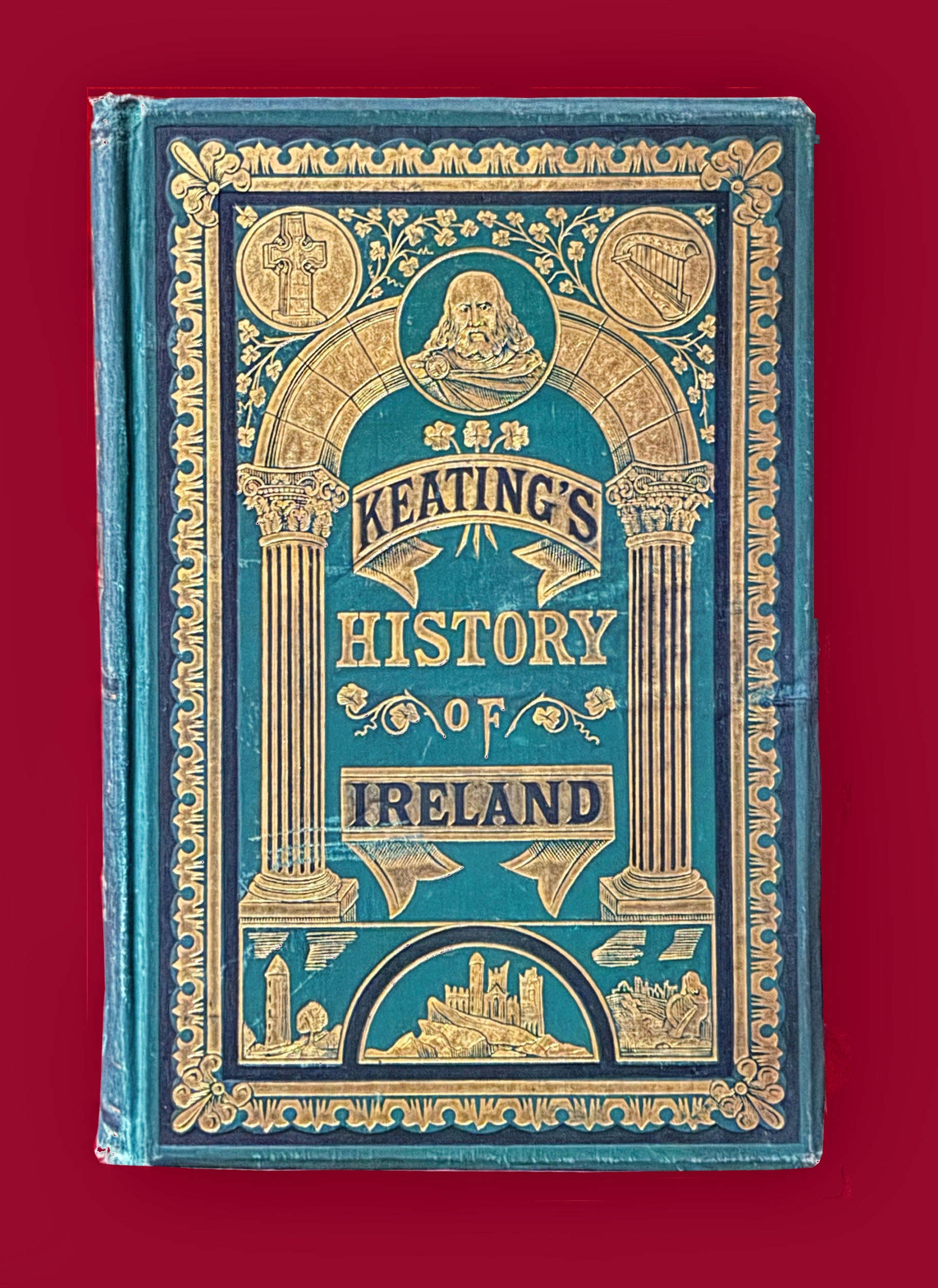 Geoffrey Keating's Foras Feasa ar Éirinn, written in 1634, is the first comprehensive prose history of the island and the intellectual defense of Gaelic civilization and Catholicism against English colonial accounts. Medieval Museum, Waterford, County Waterford