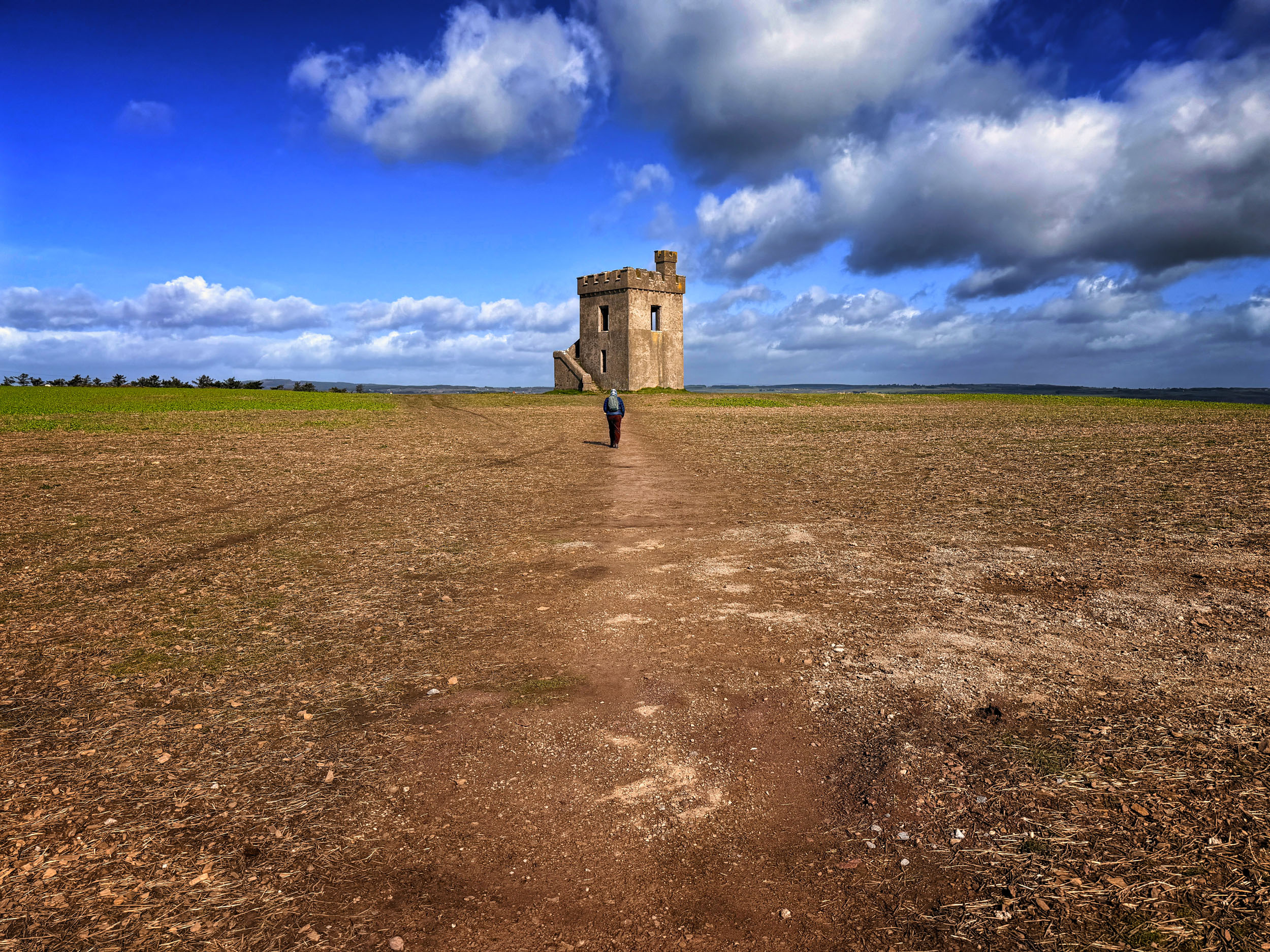 The Napoleonic Watch Tower above Ardmore, County Waterford