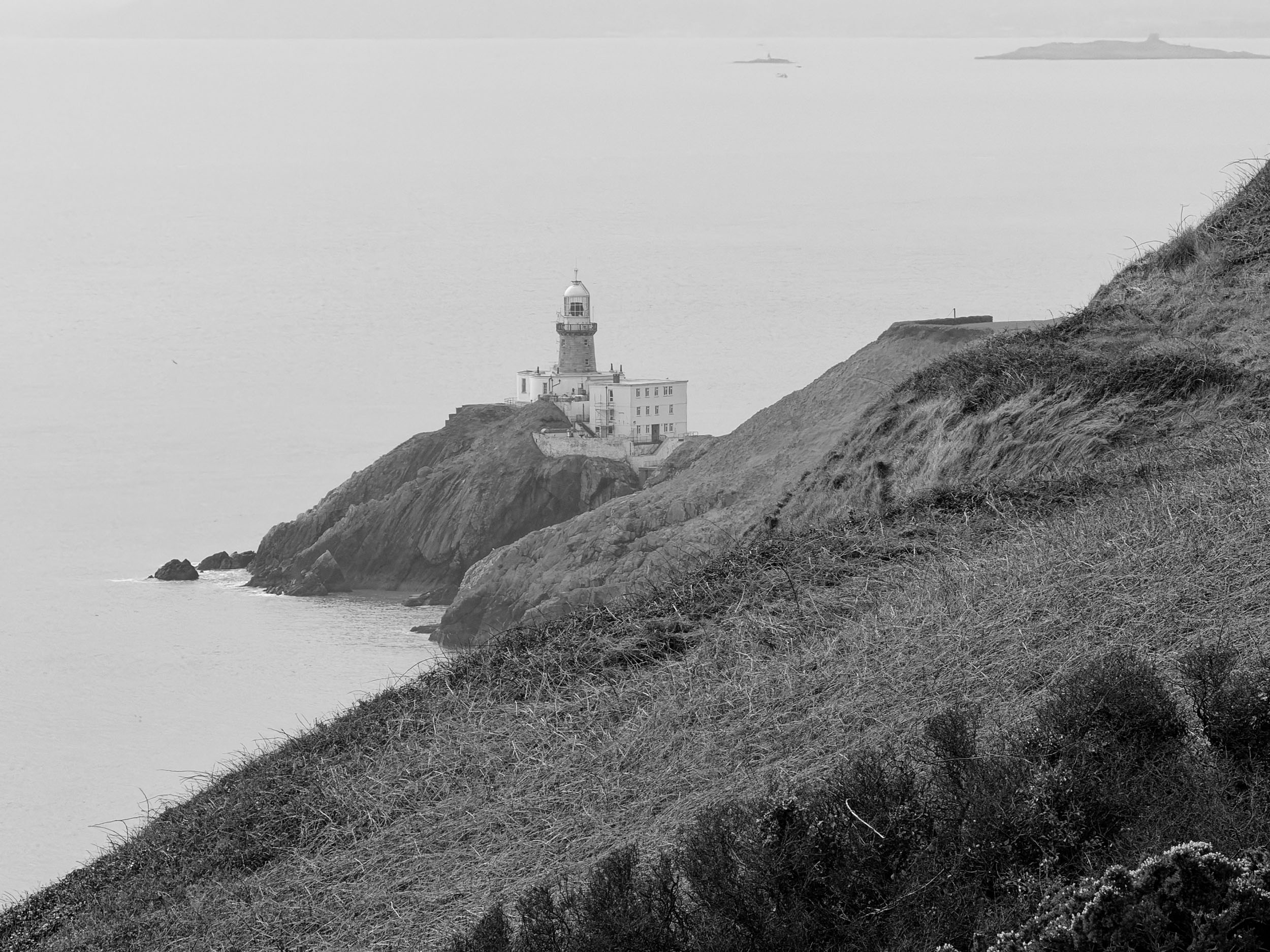 Baily Lighthouse from the Howth Cliff Walk, County Dublin