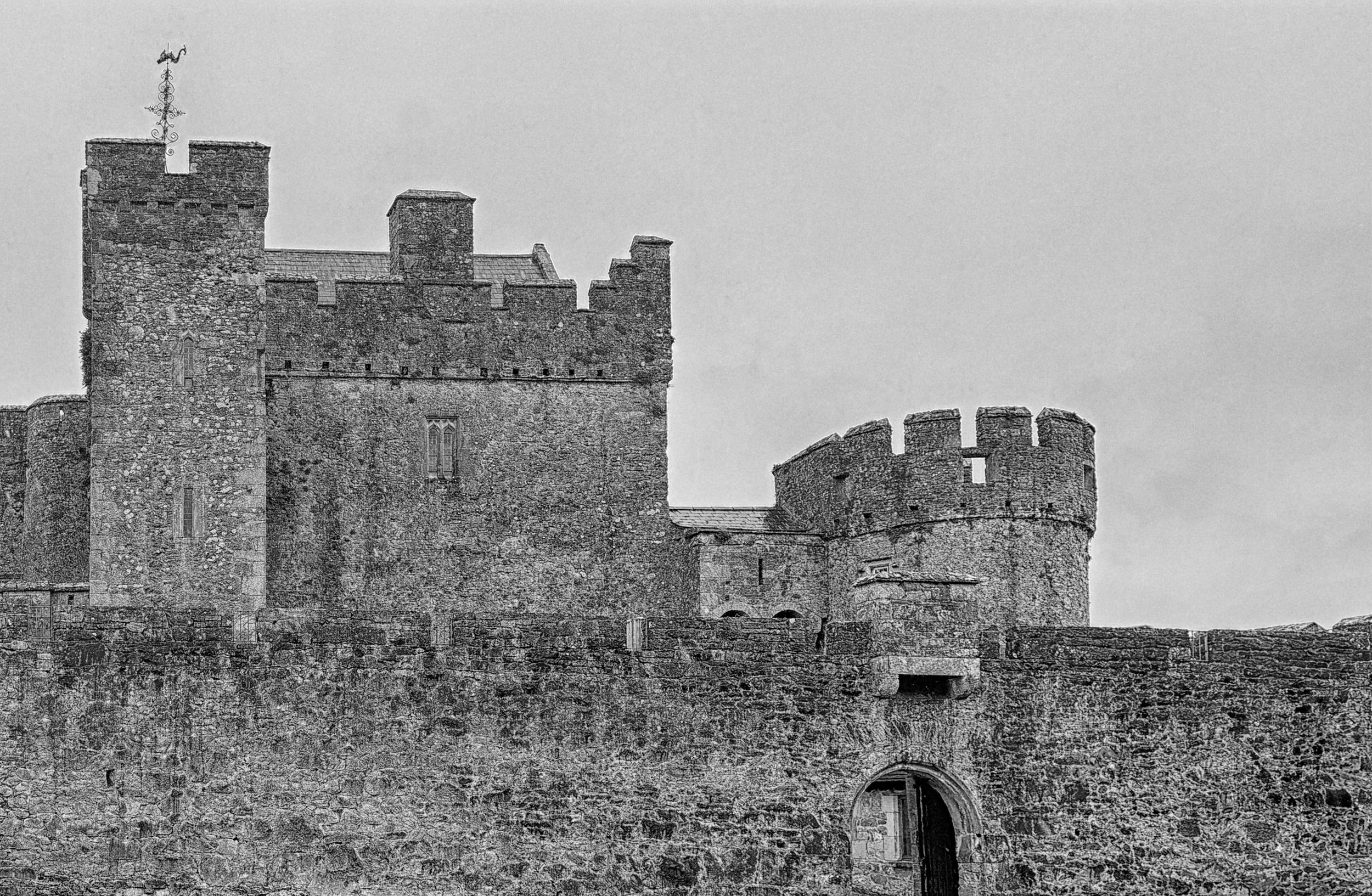 Cahir Castle on the banks of the River Suir, Cahir, County Tipperary